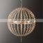 American Vintage french classical nordic country crystal ball handing light for hotel or living room Chandeliers & Pendant Light