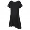 Summer V-neck knitted T-shirt dress ladies Slim slim waist cross pleated temperament design niche short skirt