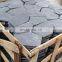 Heat Resistant Hexagonal Black Basalt Paving Slate Flagstone Stones Paving Slabs Stone for Drive Way