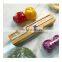 Kitchen Storage Wood Bamboo 3 Cling Plastic Wrap Dispenser Single Roll 2 In 1 Bamboo Aluminum Foil Dispenser