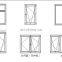 Latest Design upvc  Casement Window United states standards  windows in casement
