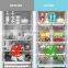 BPA Free Clear PET Material Transparent Fridge Freezer Pull Out Storage Container Organizer Bins Refrigerator Egg Drawer Holder