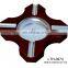 luxury customizedprinting logo diy wood and metal walnut cigar ashtray