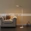 Blown glass super bright new minimalist led corner floor lamp reading for living room standing with stand