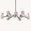 Modern Brass Ball Crystal Chandelier Gold Ceiling Lighting with Restoration Pendant Lamp Factory Sales Home Office Living Room