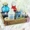 nautical blue sail glass bottles for personal care oils factory supplier