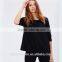 Black Women Fashion OEM Custom Made t Shirt Design Cotton t Shirt TS045