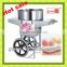 Stainless steel cotton candy machine with cart(small / big basin)