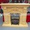 nature marble hand carved indoor fireplace
