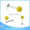 2016 Fashion Labret With Jewelry Multi Crystal Lip Rings Body Jewelry