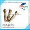 CNC Machined Internal Thread Hollow Brass Pin, Brass Shaft