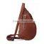 Fashion Casual School leather Cross Body Chest Sling Bag for Teenagers youn men chest shoudler bag                        
                                                Quality Choice