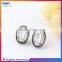 Fashion cheap wholesale crystal stud earrings for women, ladies earring stud