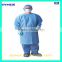 Non Woven Fabric Colorful Protective Disposable Isolation Gown