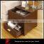 Amazon living room furniture double storage wooden narrow end tables