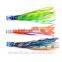 5 Pcs Small Size Resin Head Octopus Skirt Bait Big Game Fishing Lure Sea Trolling Fishing Lure Salt Water Lures 4.5 Inch 15g