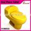 Colorful shower room siphonic Floor Mounted one piece Toilet