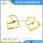 High Quality Shiny Light Gold Zinc Alloy Pin Buckles For Woman Bag