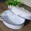 Enamel oval roaster for food,pot