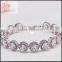 Fashion jewelry design brass bracelet, new white gold bracelet