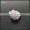 Factory Price Plated 18k White Gold Ladies cz Rings