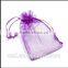 Accept Custom Order and Screen Printing Surface Handling organza drawstring bags company drawstring