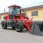 1.2 ton mini wheel loader with quich hitch and pallet fork