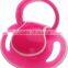 Safety silicone natural funny baby nipple pacifier with Cover toy