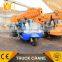 China famous brane 3 ton 17m tricylce crane,mini 3 ton crane for sale