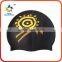 long hair swimming cap,adults printing swimming cap stocklots,natural rubber latex swimming caps