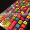New product macbook decor colorful epoxy sticker