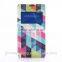 Water Printing PU Cell Phone Case For SONY E3
