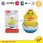 Cartoon Roly-poly dolls,plastic tumbler with music and light