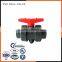 pvc double union ball valve