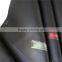 Pu woven brushed china artificial for glove leather black vegan leather