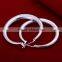 925 sterling silver hoop earrings