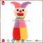 2015 China colorful clown plush stuffed toy for kids