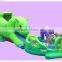 Amazing fish giant inflatable water slide, amusement park slide, outdoor inflatable slide for kids and adults
