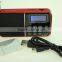2015 hot selling B-718 TF card MP3 audio player portable mini usb radio speaker