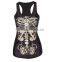 Red Hair Girl 3D Graphic Printed Women Casual Vest Camisole Top