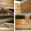 Solid wood French style grill awning window