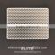 100*75*15 Round hole honeycomb ceramic filter for grey iron casting
