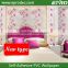 Special Design red color leaves wallpaper sticker for walls