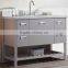 Free Standing Elegant Gray Paint Color Single Sink Modern Bathroom Vanity