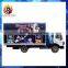 Hydraulic platform with motin 6 luxury seats,truck mobile 7D cinema
