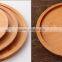 round wooden Eco-friendly fruit tray, kids dinner plate ,Western Food storage tray