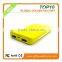 2015 stylish 5000mAh multi-color power bank,credit card power bank, portable power bank