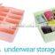 Eco-friendly plastic storage boxes for underwear socks wholesale