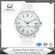latest popular big face ladies watch with silicone strap