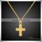 2016 Wiky Jewelry Athenaa Brand Name Made In China Gold Cross Pendant